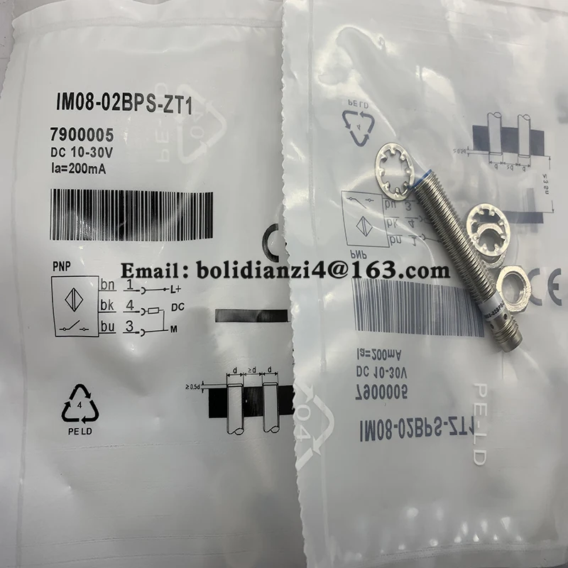 Imagem -04 - Sensor para Sensor de Proximidade Im1208nns-zc1 Im12-08nns-zck Im1820nps-nc1 Im08-02bpo-zc1 Im08-02bpo-ztk em Estoque Novo