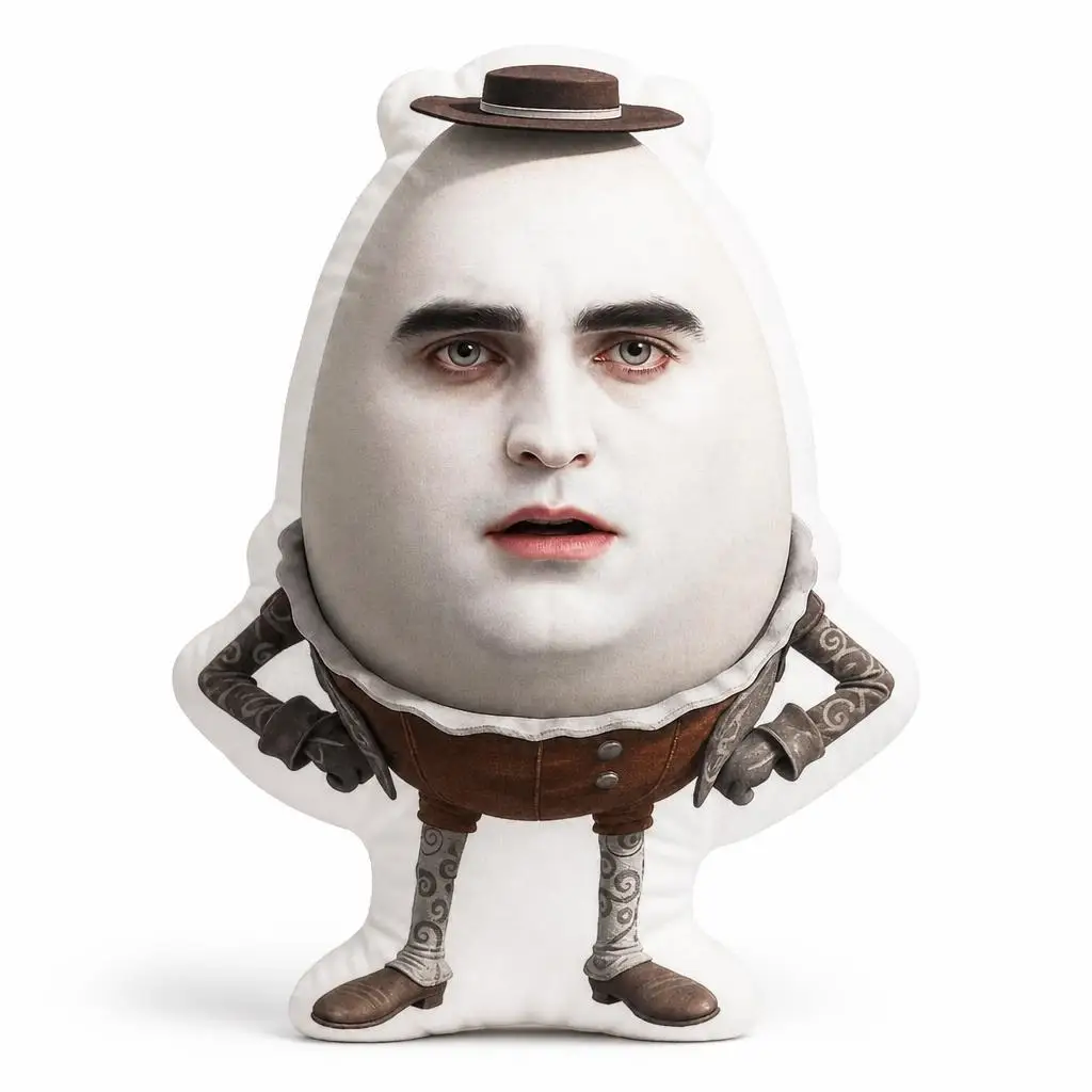 Eggward Twilights Edward Cullen Meme Plush Pillow Cushion Irregular Stuffed Throw Pillow Home Decor Gift Sofa Bed Couch