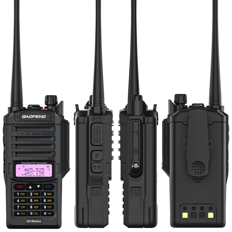 15W 8000mAh Baofeng UV-9R Plus Ham radio IP67 Waterproof UHF/VHF 10-20KM  Walkie Talkie Two Way Radio