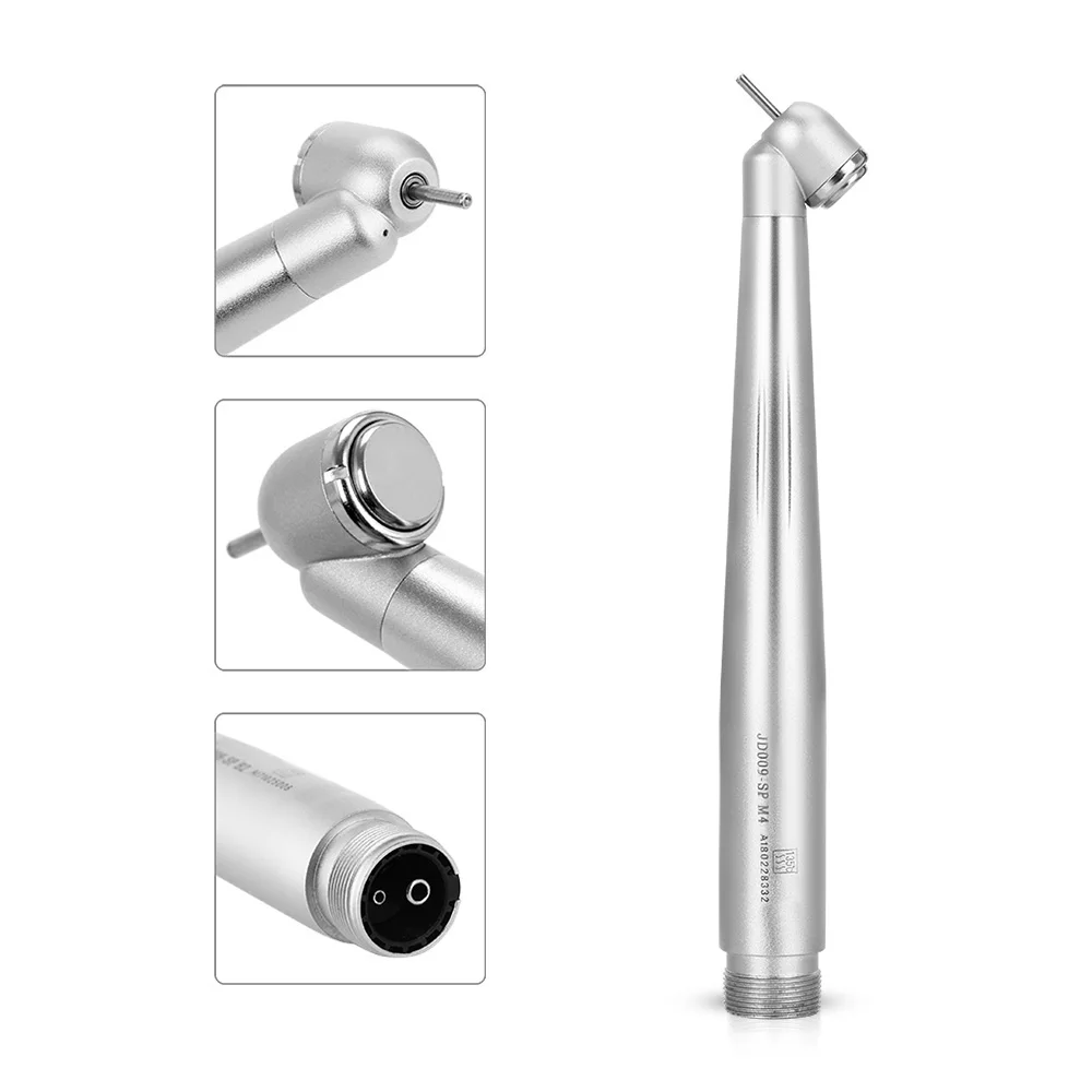 AZDENT Dental 45 Degree High Speed Handpiece Single Water Spray 45° Surgical Handpiece Push Button Standard Head Dentistry Tool