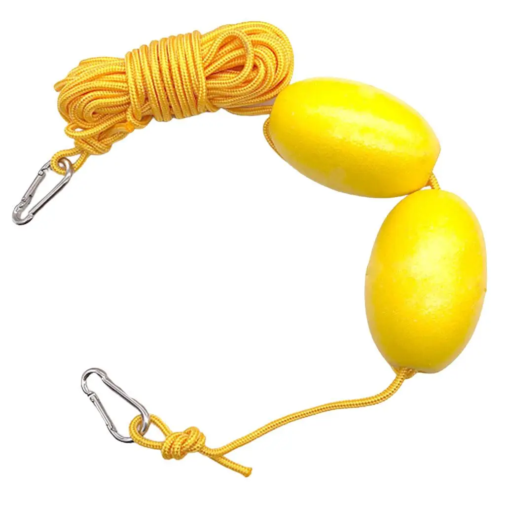 Kayak Tow Rope High Strength Float Line Clip Buckle Canoe Anchor Cord Safety Accessories for Inflatable Kayak