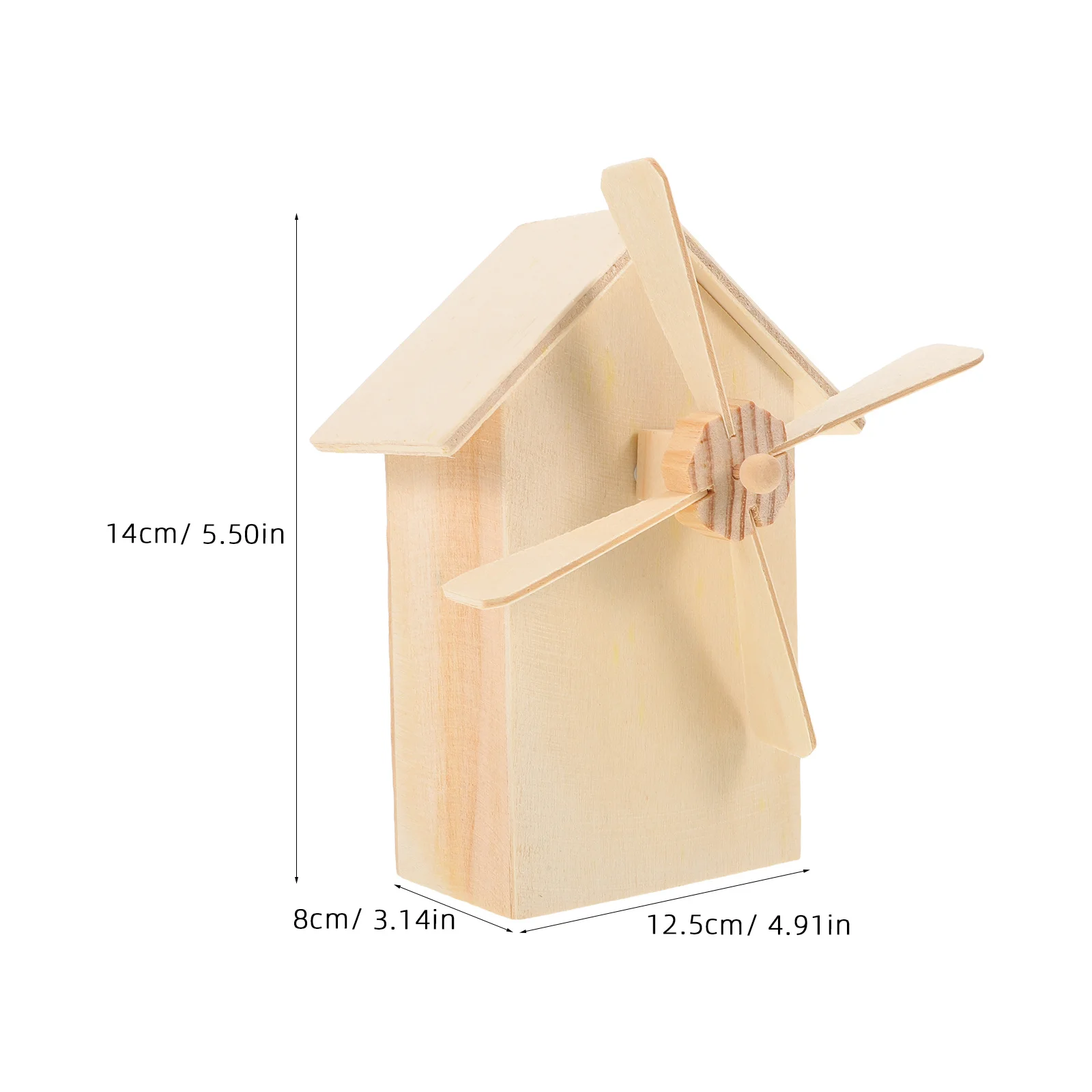 5 pièces bricolage inachevé moulin à vent en bois tirelire maison tirelire peindre votre propre banque d'épargne tirelire en bois banques d'épargne en bois