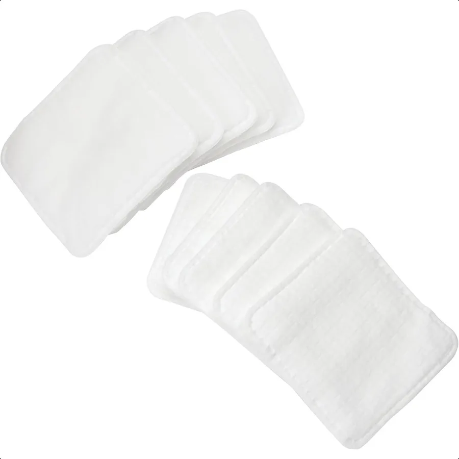 フォープロ プレミアムピュアシンプルXLフェイシャルパッド トリプルレイヤー ウルトラソフト メイク落としパッド 100%ビーガン クルエルティフリー 60枚入り