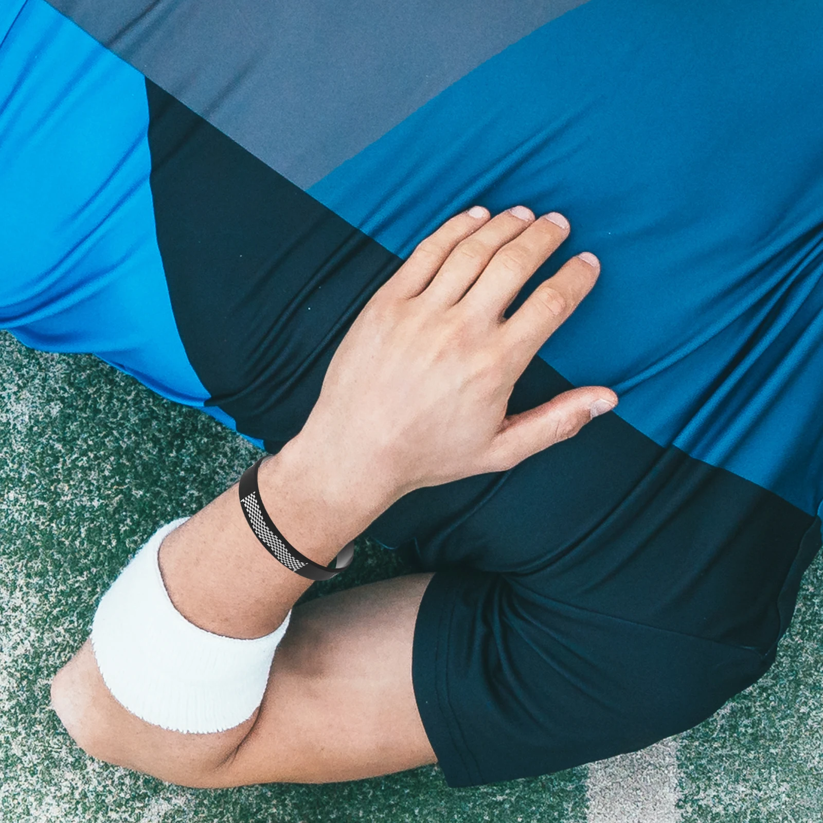 

12pcs Checkered Flag Silicone Bracelets Racing Car Wristb Girls Themed Events Compact Decorative Long Use