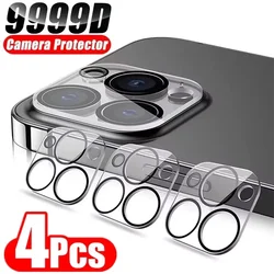 4PCS Camera Lens Protector For iPhone 17 16 15 14 13 12 11 Pro Max Full Tempered Glass For 11 Pro MAX Camera Protector Lens Film