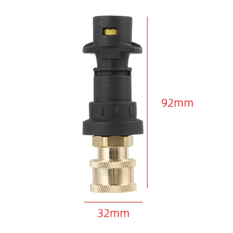 Adaptor nosel pencuci tekanan tinggi, untuk Karcher K2-K7, pistol pencuci untuk konektor cepat 1/4 "saklar lepas