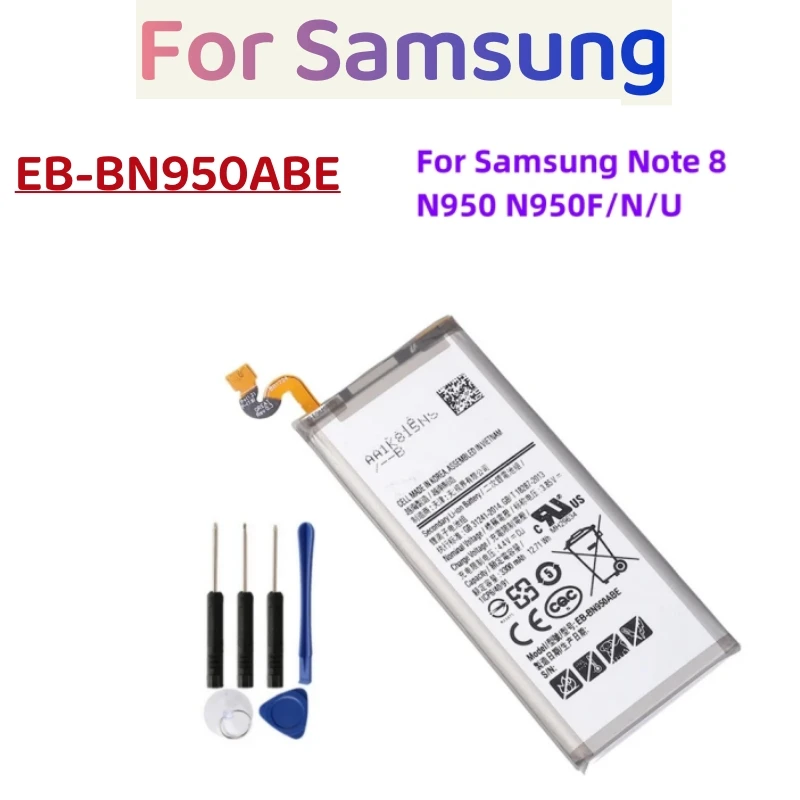 Battery EB-BN950ABE 3300mAh For Samsung Galaxy Note 8 Note8 N950 SM-N950F N950FD N950U/U1 N950W N950N N9500 Bateria +free tools