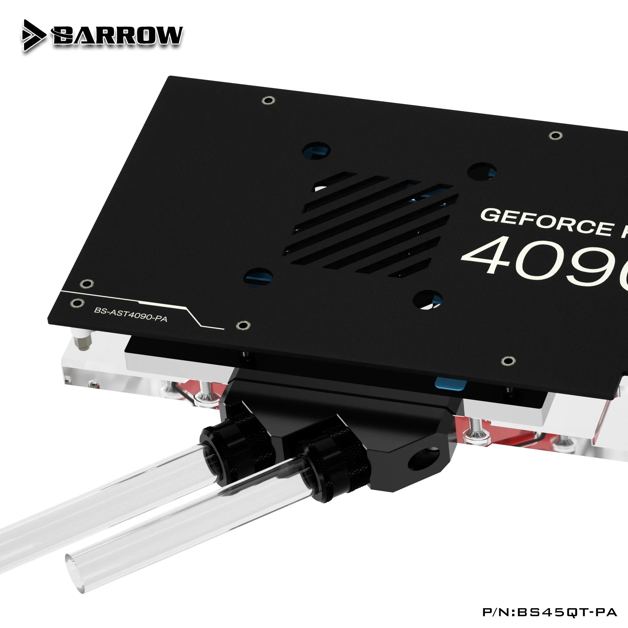 Barrow ขั้วต่อทั่วไป45 ° สำหรับ GPU Water BLOCK Bridge MODULE BS45QT-PA G1/4 PC ท่อต่ออาคารระบายความร้อนด้วยของเหลว