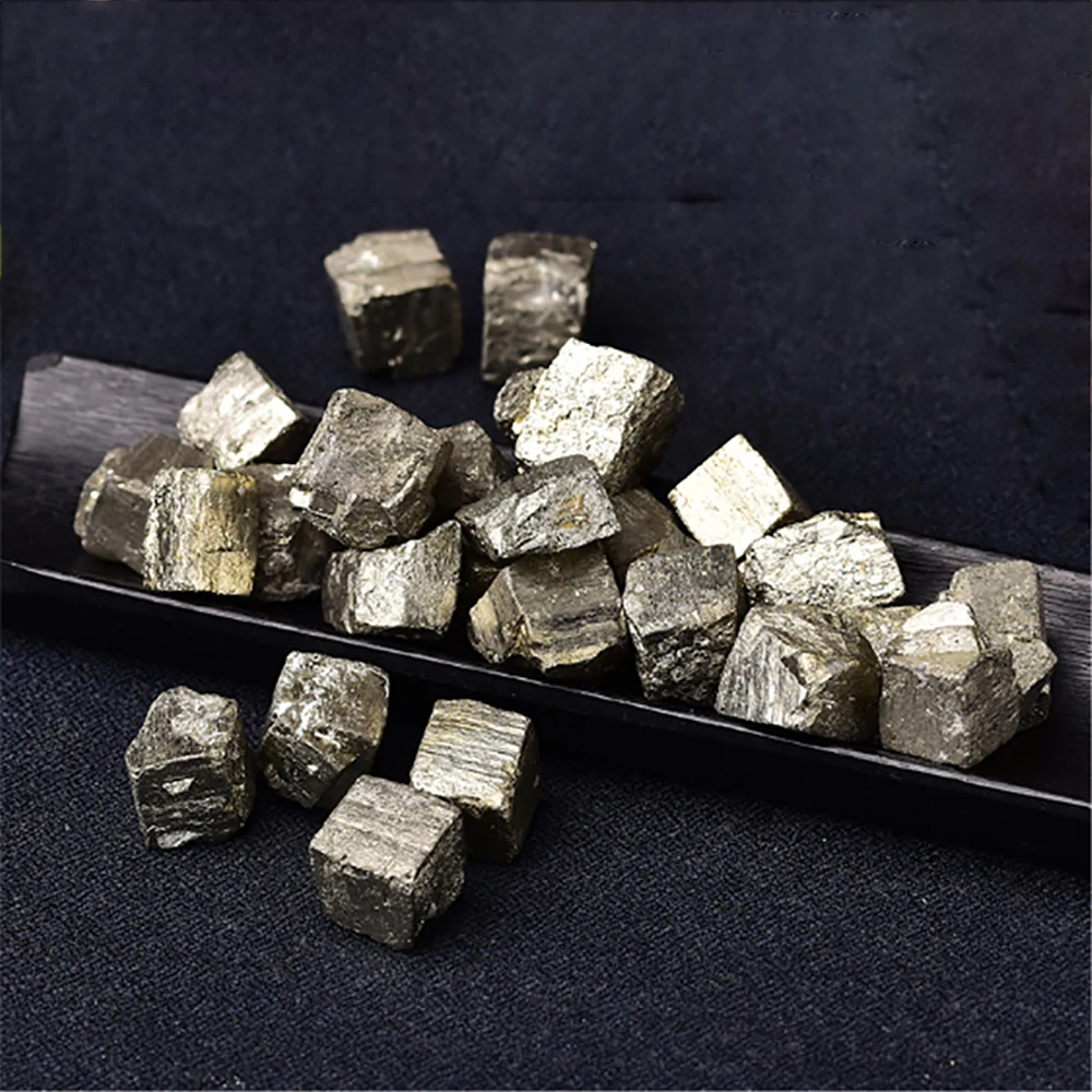 100g Pack 100%Natural Chalcopyrite Pyrite Cube Quartz Crystal Stone Rock Specimen Mineral Reiki Healing Raw Ore Room Decor