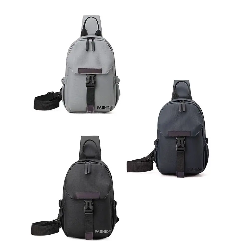 عادية سعة كبيرة الرجال حقيبة صدر للرجال حزام عريض متعددة الأغراض حقيبة كتف الرجال سستة Daypack النايلون حقيبة ساعي العمل