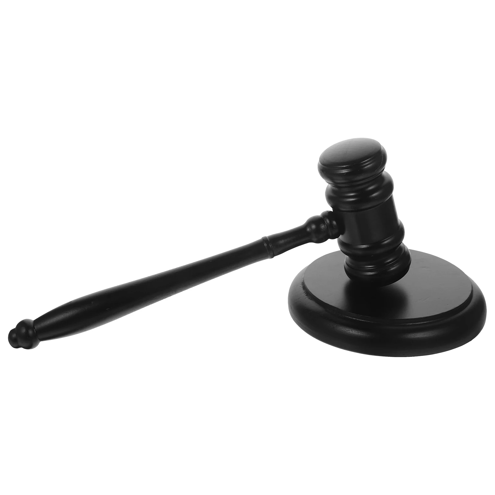 

Judge Hammer Gavel 42mmx90mm Black Painted Auction Lawyer Hammer Wooden Judge Gavels Compact Storage Court Hammers