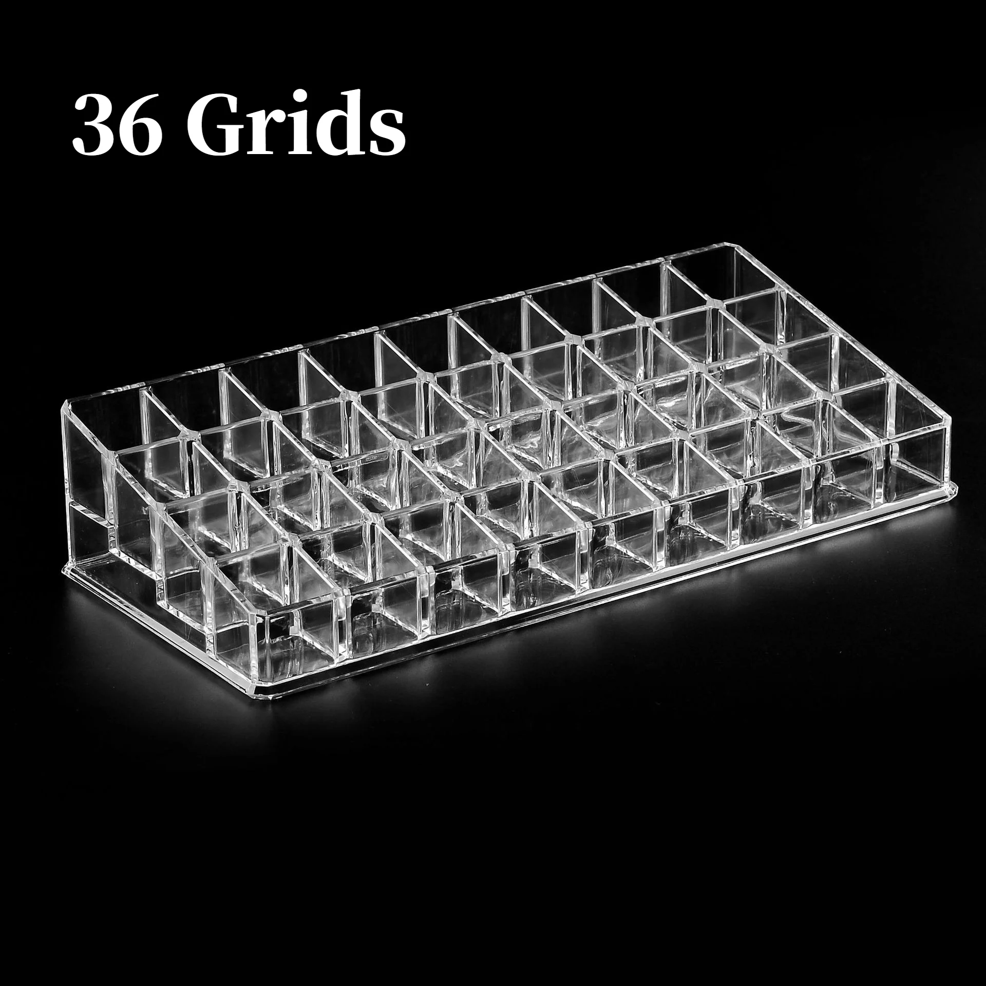 36 Grid Acrylic Tattoo Ink Holder Stand Permanent Tattooing Pigment Liquid Storage Lipstick Case Container Makeup Supplies