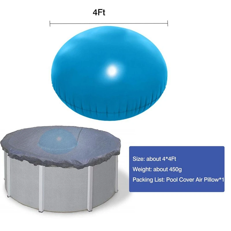 Swimming Pool Air Pillows Blue Durables Swimming Pool Cover Inflatable Cushion Swimming Pools Floating Prevent Fading