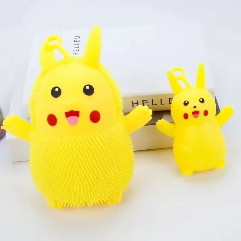 Cartoon Glowing Ugly Cute Caterpillar Toy With Flashing Colors Five Section Caterpillar Glowing Release Stress Relief Kneading