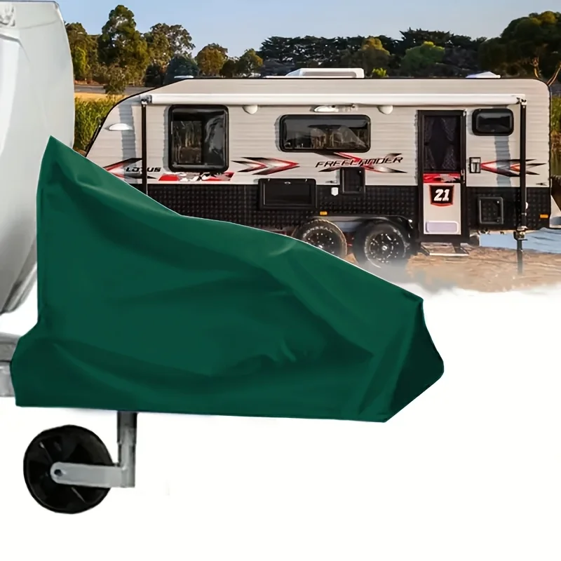 غطاء حماية بخطاف المقطورة RV - شبكة متينة من النايلون قابلة للتنفس، مناسبة لمركبات الترفيهية والسيارات وإكسسوارات السفر