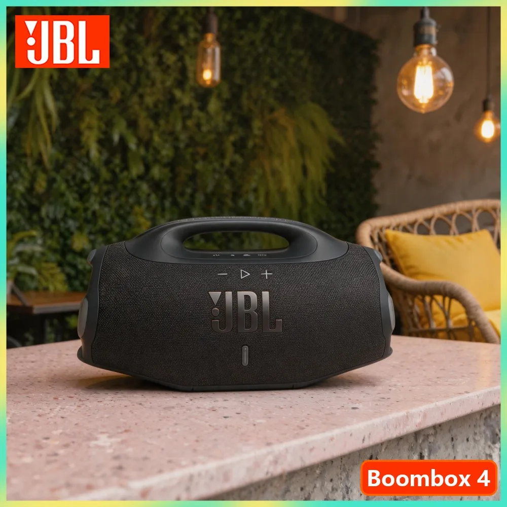JBL Boombox 4 Portable Wireless Party Speaker Bluetooth IP68 Water Dust Proof 34H Battery Life Built-in Powerbank Audio