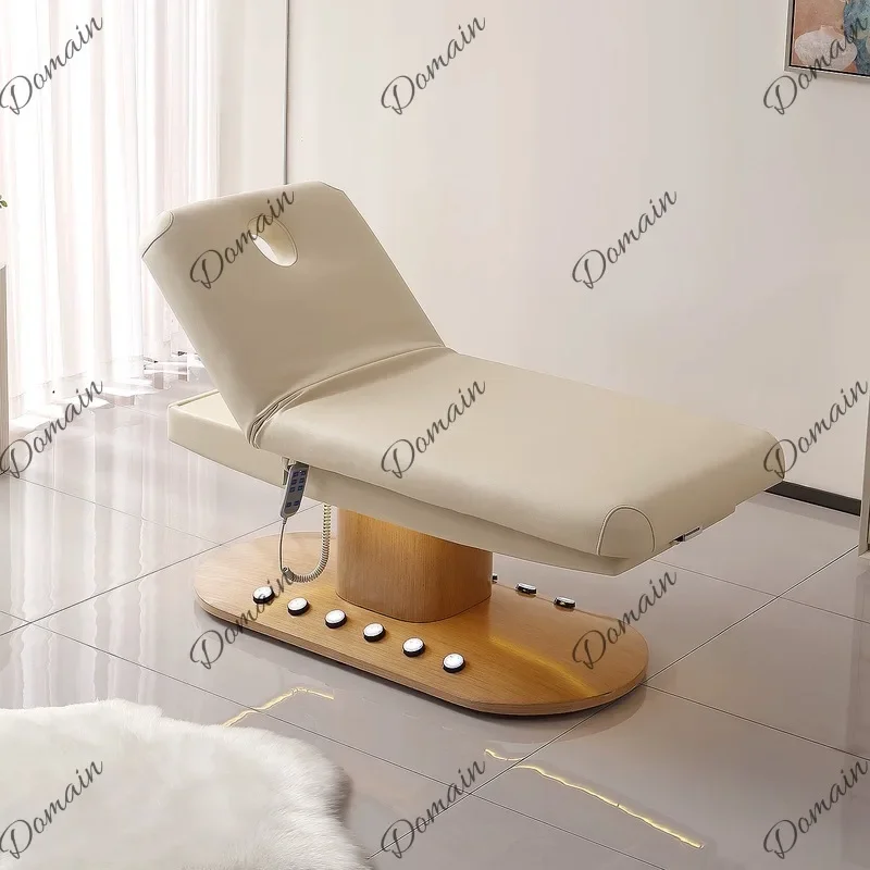 80 L Poetry Lu Minimalist Electric Beauty Bed Multi-Function Lift Tattoo Eyelash Therapy Bed
