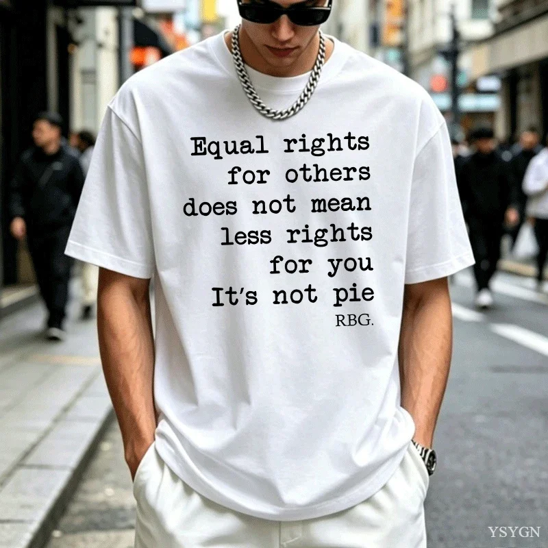 Human Rights T-Shirt Social Justice Equal Rights Tshirt Men Women Letter Printed High Quality Cotton Short Sleeve Tees Tops