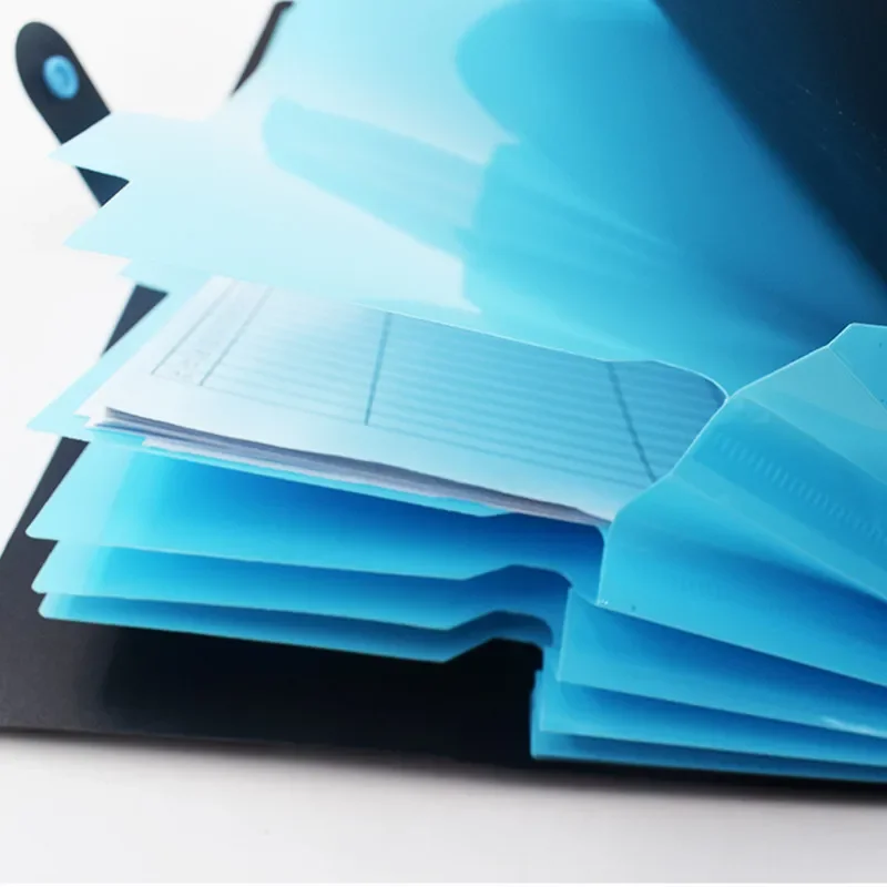 

Plastic File Folders Package A4 Multi-layer Folder Business Multi-function Storage Document PP Bag Expanding Office Accessories