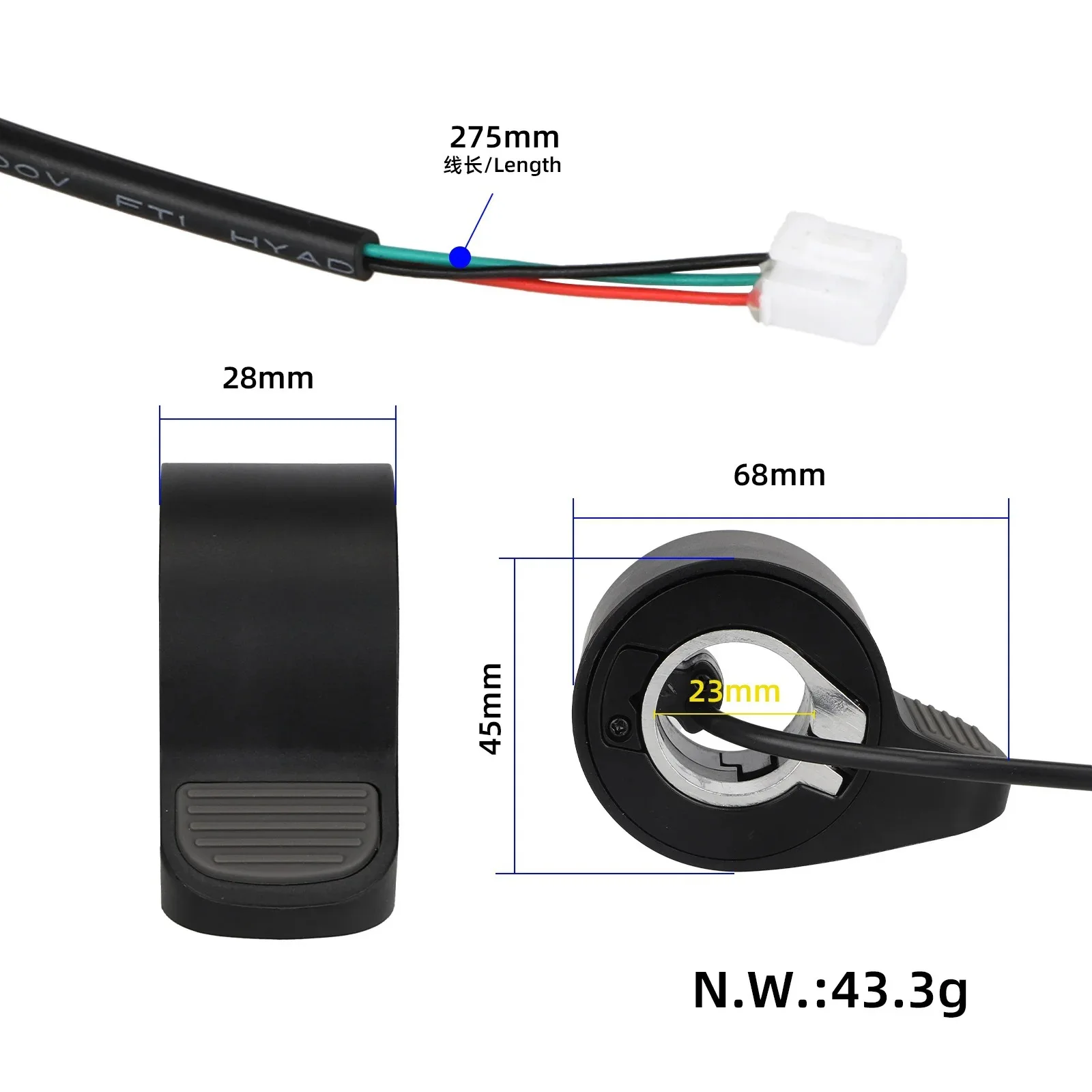 Speed Control Finger Accelerator Thumb Throttle for Xiaomi Mi 5/Mi 5 Pro/Mi 5 Max/Mi 5 Plus Electric Scooter Accessories