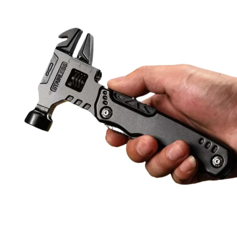 Outdoor Multifunctional Activity Adjustable Wrench Combination, Versatile Folding Pliers, Knife Pliers, EDC Tool