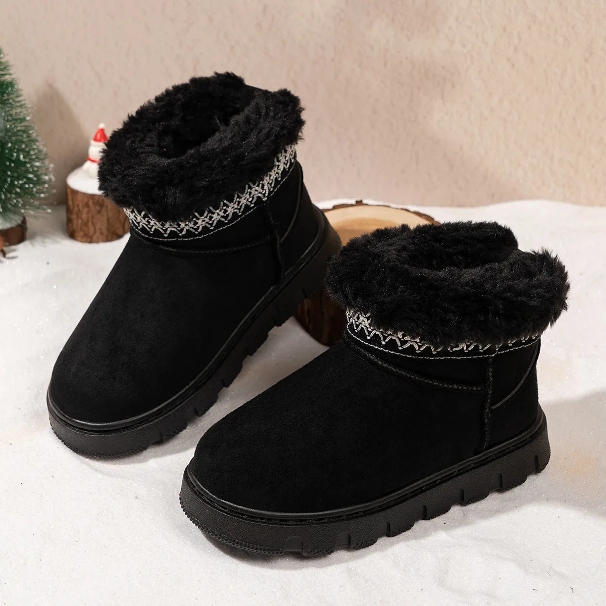 Winter Kids Snow Boots 2026 New Design Girls Boys Genuine Leather Warm Shoes Classic Ultra Mini Toddler Fur Slippers Baby Boots