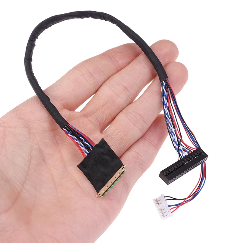

- 1PC New Arrival 40 Pin 1 Channel 6 Bit LED LCD LVDS Screen Cable For Display -