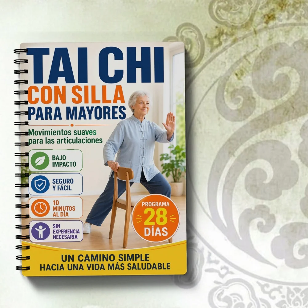 28-Day SpanishTai Chi WorkoutPlannerforSeniors&Beginners,10 MinsDailySeated&Standing Exercises to Improve Balance & Joint Health