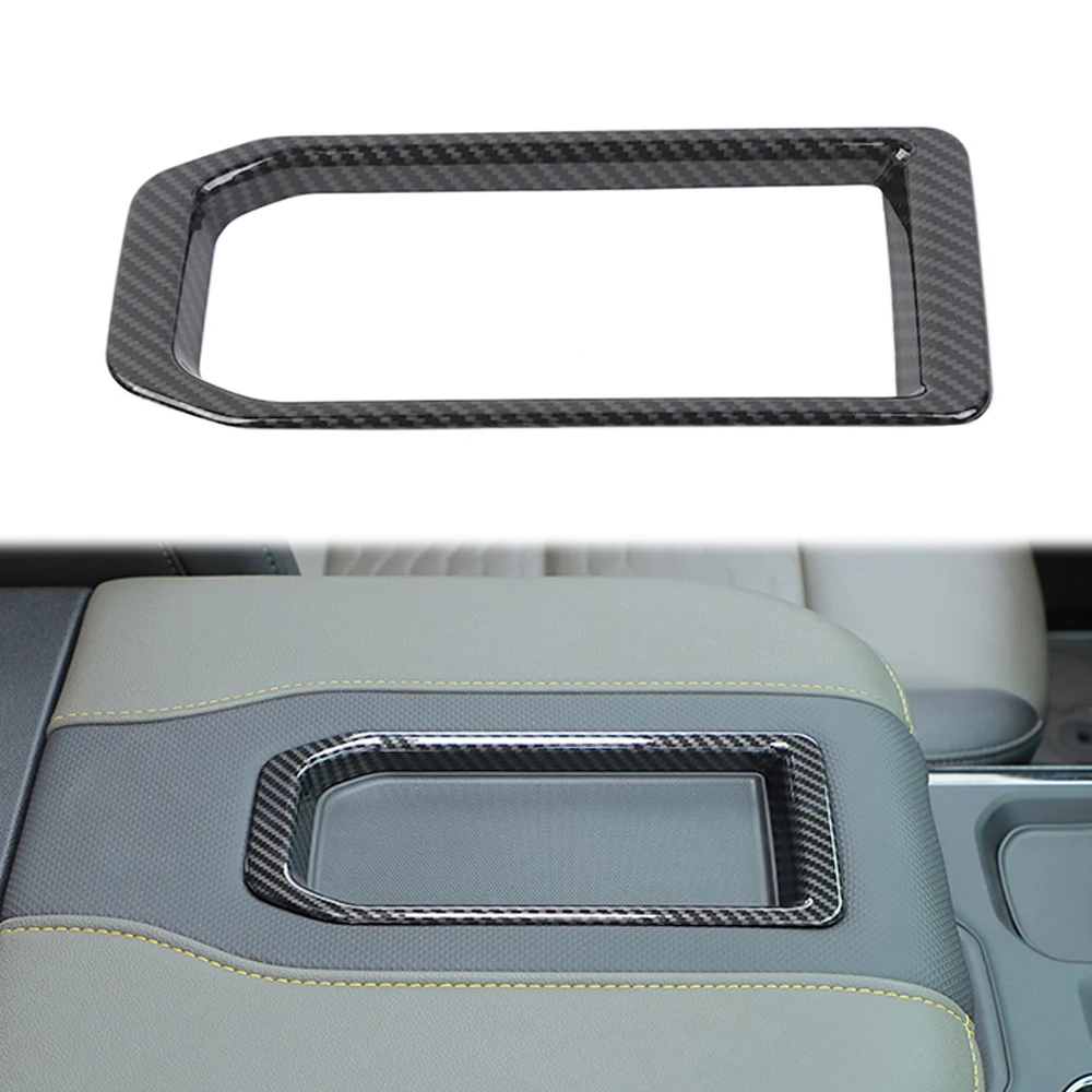 

Car Armrest Box Storage Box Decoration Cover Frame for Chevrolet Silverado 2019-2024 Suburban 2020-2024 Interior Accessories