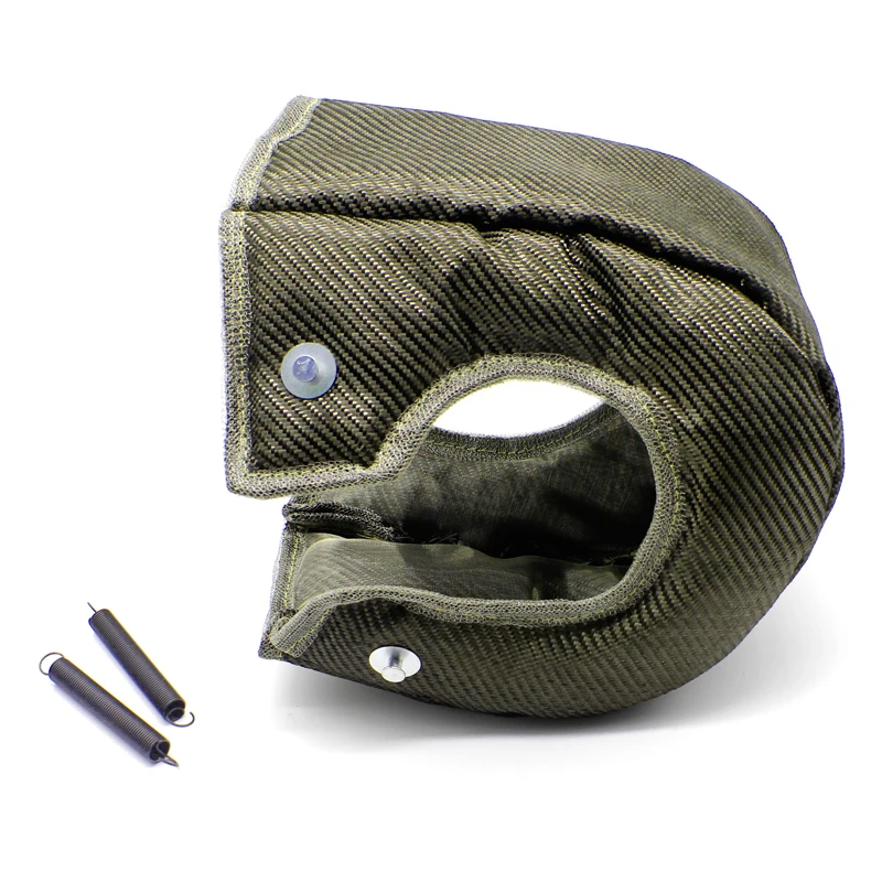

DEFT 1pcs Turbo Blanket Heat Shield Turbocharger Cover Wrap Fit For T4 GT37 GT40 GT42 GT45 GT47 Turbo Blanket Heat Shield Cover