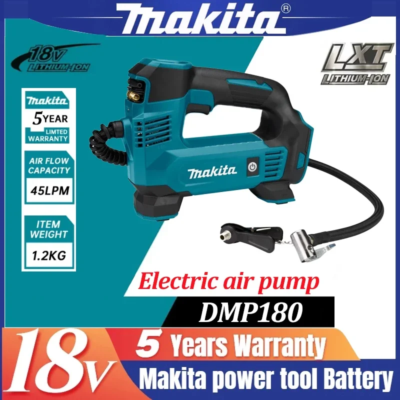 Makita DMP180 18V LXT Cordless Inflator For Car Portable Tyre Inflator Electric Motorcycle Pump Air Inflator MAKITA