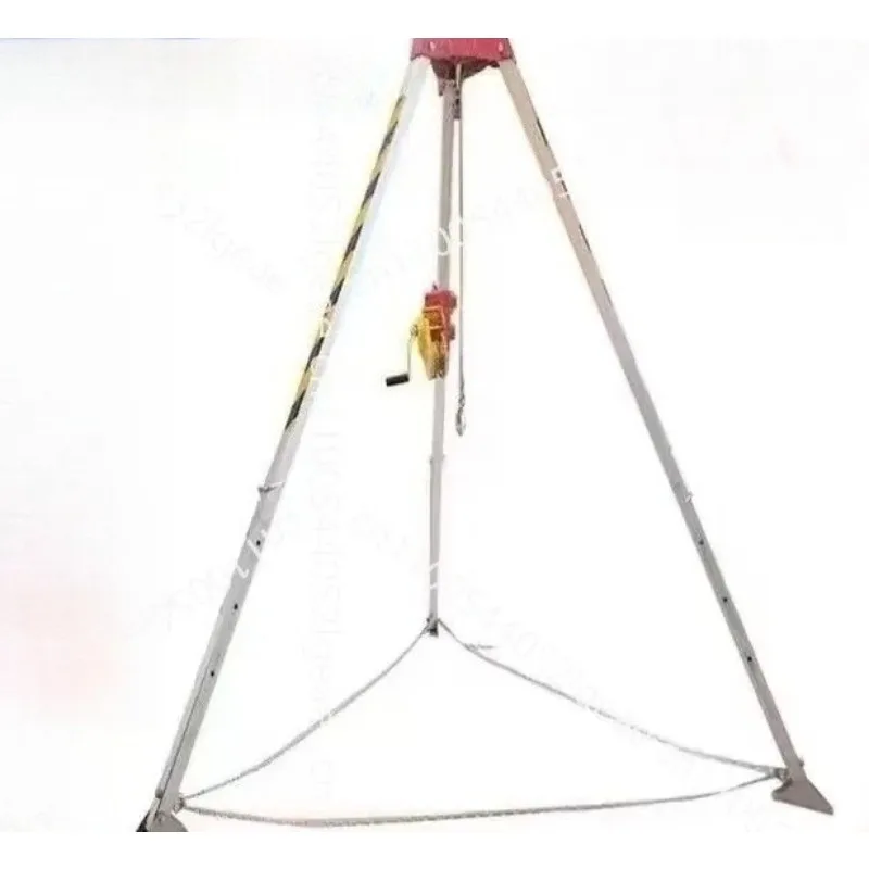 Limited Space Tripod Retractable Wellhead Exploratory Hole Thickened Aluminum Alloy Bracket