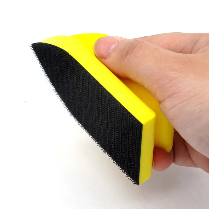50x100 mm Hand Sanding Block 1 Pcs Hook & Loop Made of PU Foam Fit Comfortably in the Hand 30mm Thickness for Polishing Metal