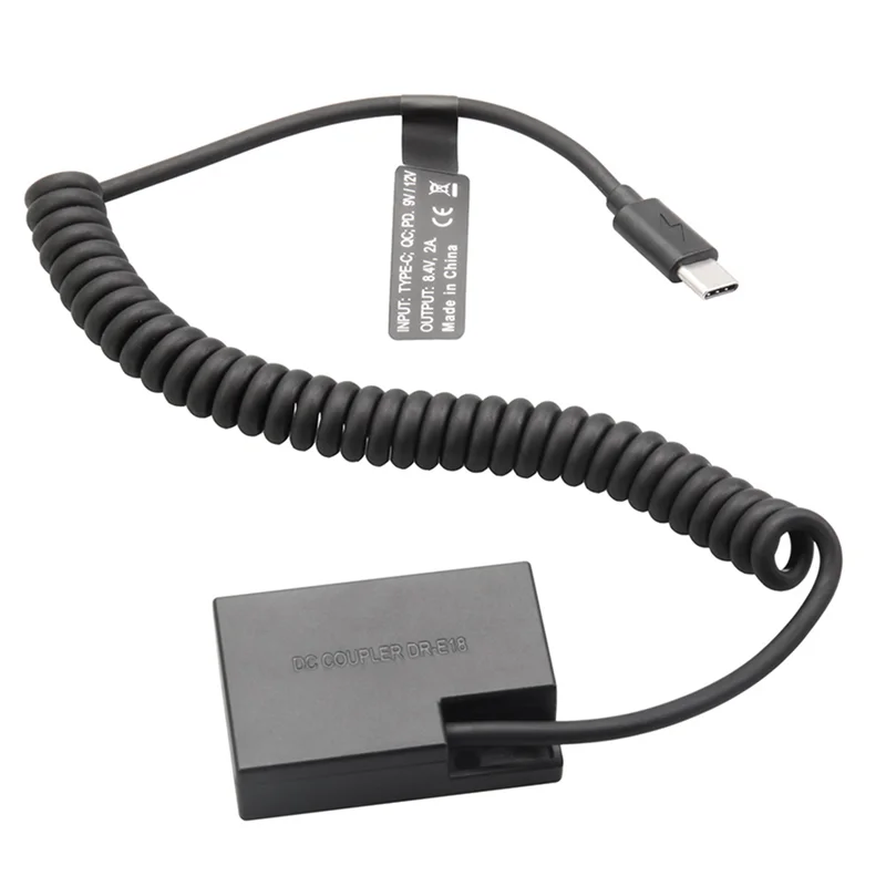 Acoplador simulado de ACK-E18 LP-E17 para cámara, adaptador de batería para Canon 850D, 800D, 760D, 750D, 77D, T6I, T6S, T7I, X9I, RP