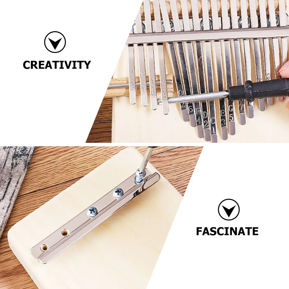 

Thumb Piano Painting Blank Kalimba for Beginners Major Handmade Finger Musical Instrument Kindergarten Supplies