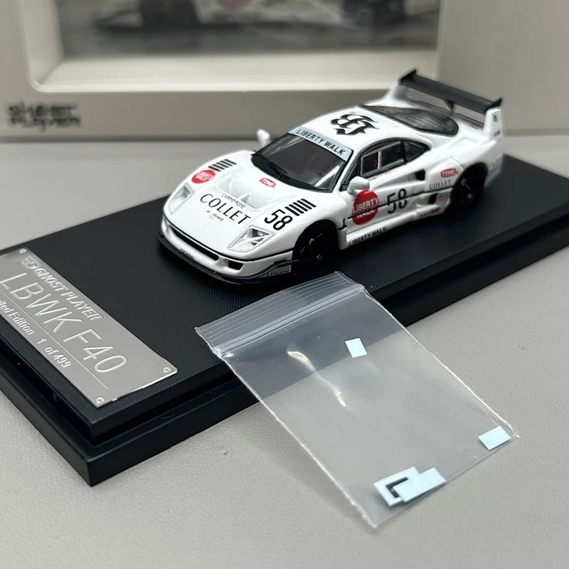 SW 1:64 F40 LBWK سبيكة سيارة Diecasts ولعبة المركبات نموذج سيارة مصغرة مقياس نموذج سيارات لعب للأطفال #1