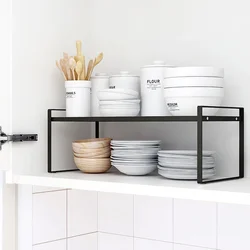 Steel Kitchen Dishes Bowl Storage Rack Kitchenware Utensils Drainer Shelf Cabinet Over Sink Cutlery Drying Holder Home Organizer