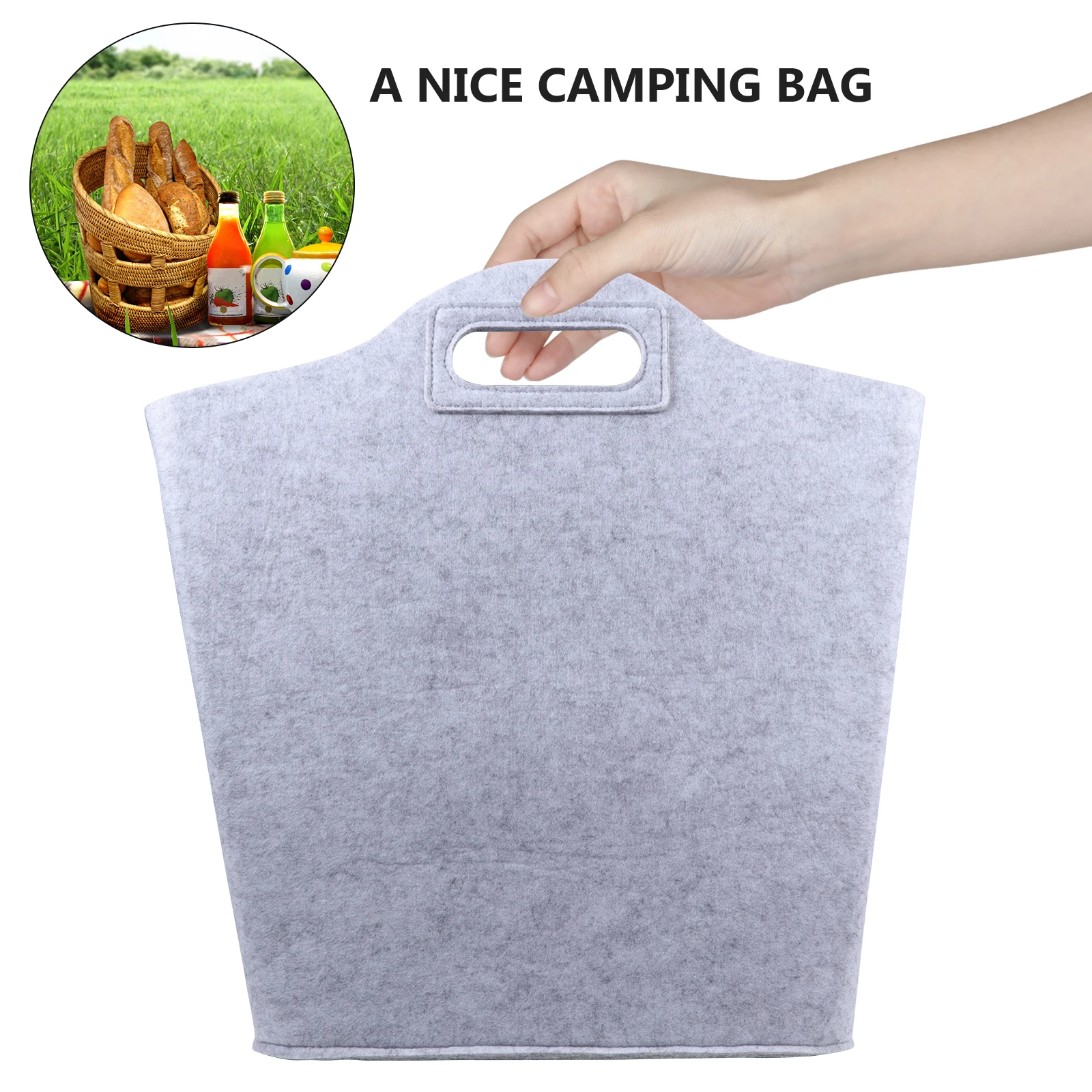 

Felt Storage Basket Collapsible Laundry Baskets Clothes ganizer Foldable Bins Multi Functional Household Items Picnic