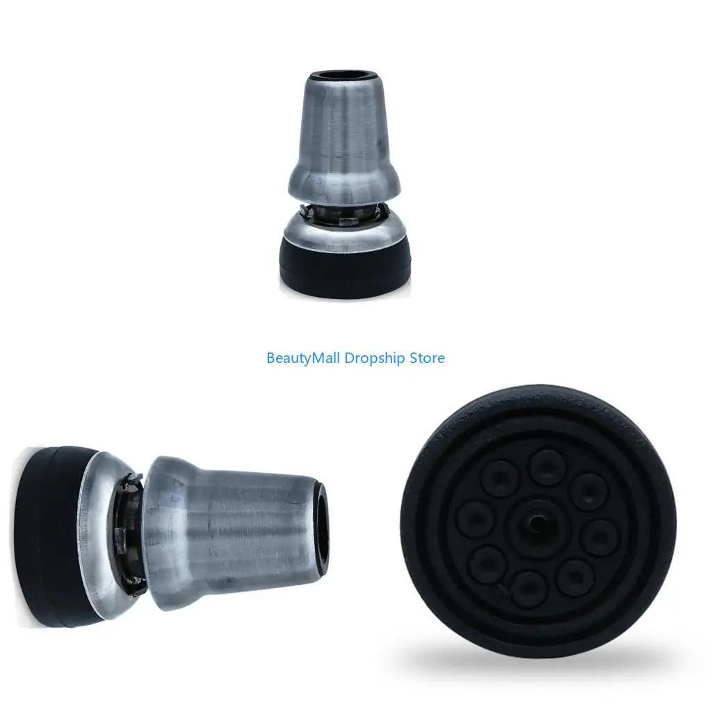 

40JD 360 Degree Anti-skid Crutch Tip Ferrules Walking Feet Cane Tips 19mm 22mm