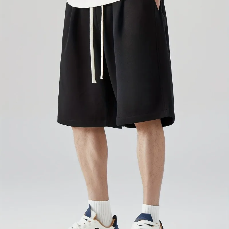 American Street Hip-hop Trend, Loose Men's Casual Five Quarter Pants, Men's and Women's Sports Retro Street Style