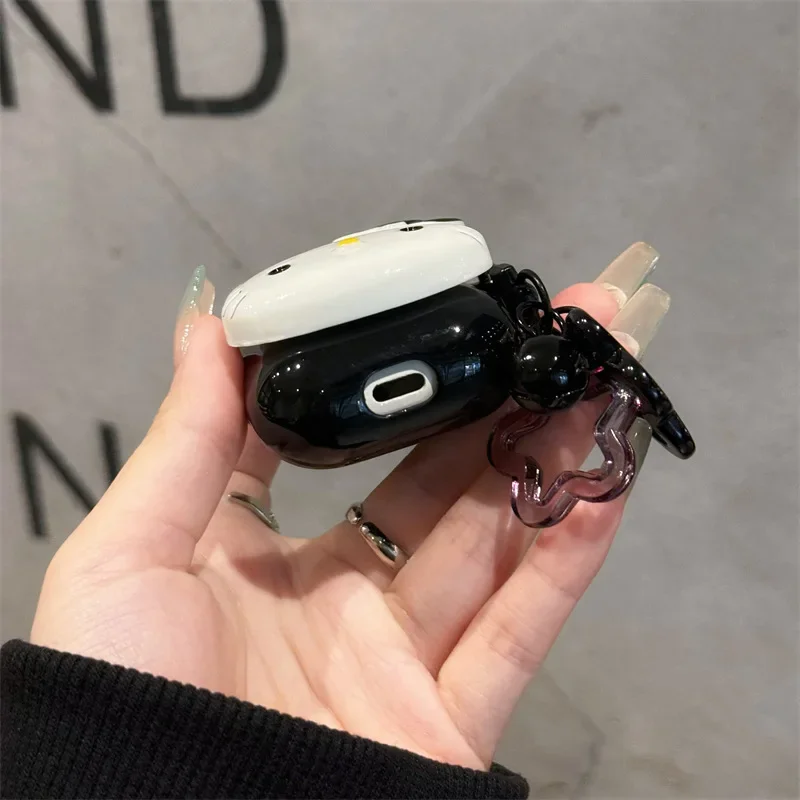 Bonito kt gato capa protetora para airpods pro2 capa protetora dos desenhos animados fone de ouvido bluetooth caso macio para airpods 4 3 2 1 pro