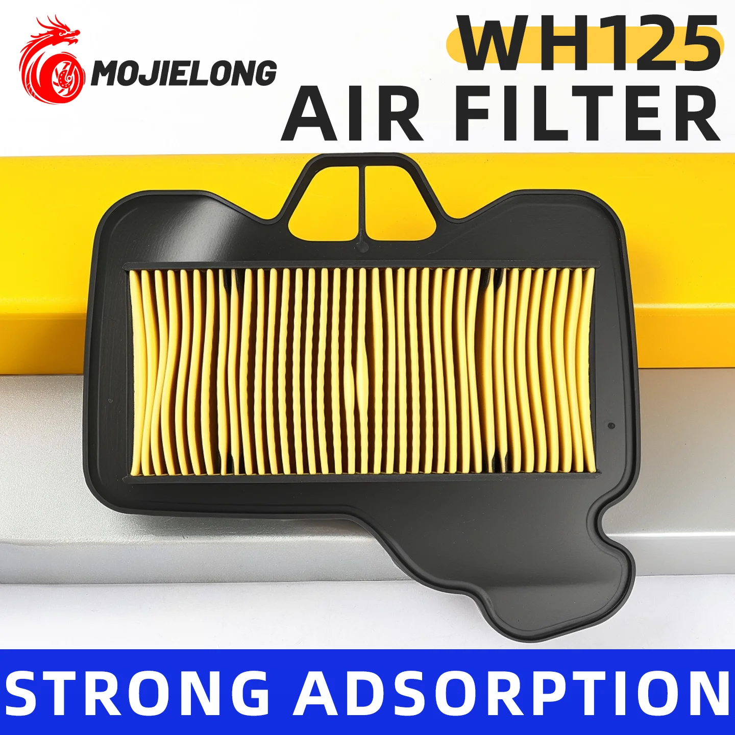 

Suitable for the new Fengying 125-6-S filter of motorcycles - Kaiying WH125-13 air grille and air filter accessory