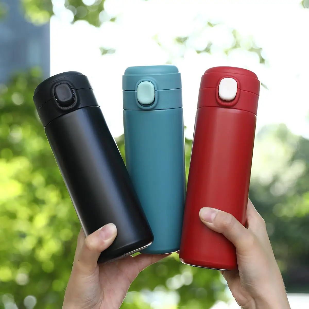 

Умная термобутылка из нержавеющей стали 304 с крышкой-джампером, креативный подарок для мужчин, женщин и студентов, портативный термос-кружка