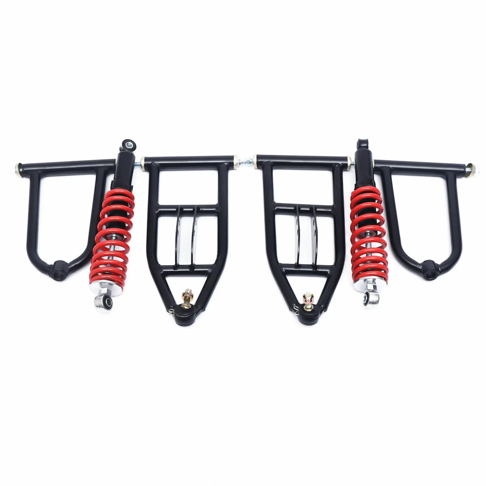 340mm Front Suspension Shock Swing Arm Upper/Lower A Arm for DIY ATV Go Kart