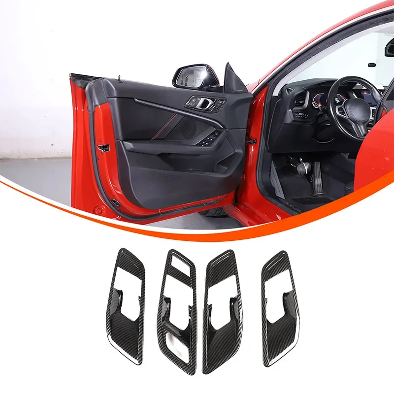Voor Bmw 1 2 Serie F40 F44 2020-2025 + Abs Koolstofvezel Auto Dashboard Panel Center Controle Shift panel Sticker Accessoires Lhd