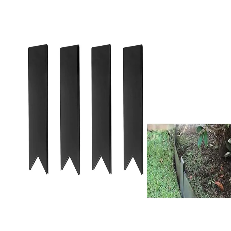 

Heavy-Duty Flat Connector Metal Sealing Straight Clip Garden Pile Holder Applicable Landscape Edge Coil