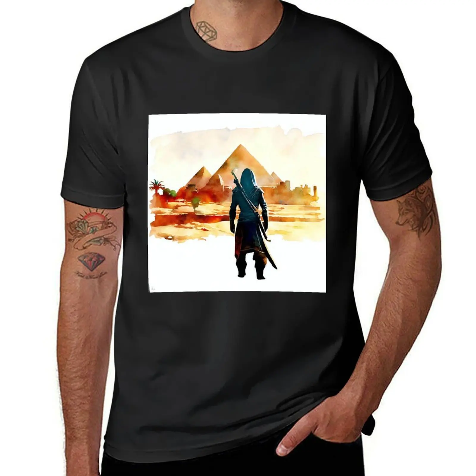 Assassins Creed Origin-Egypt T-Shirt boys whites funnys funny t shirts for men