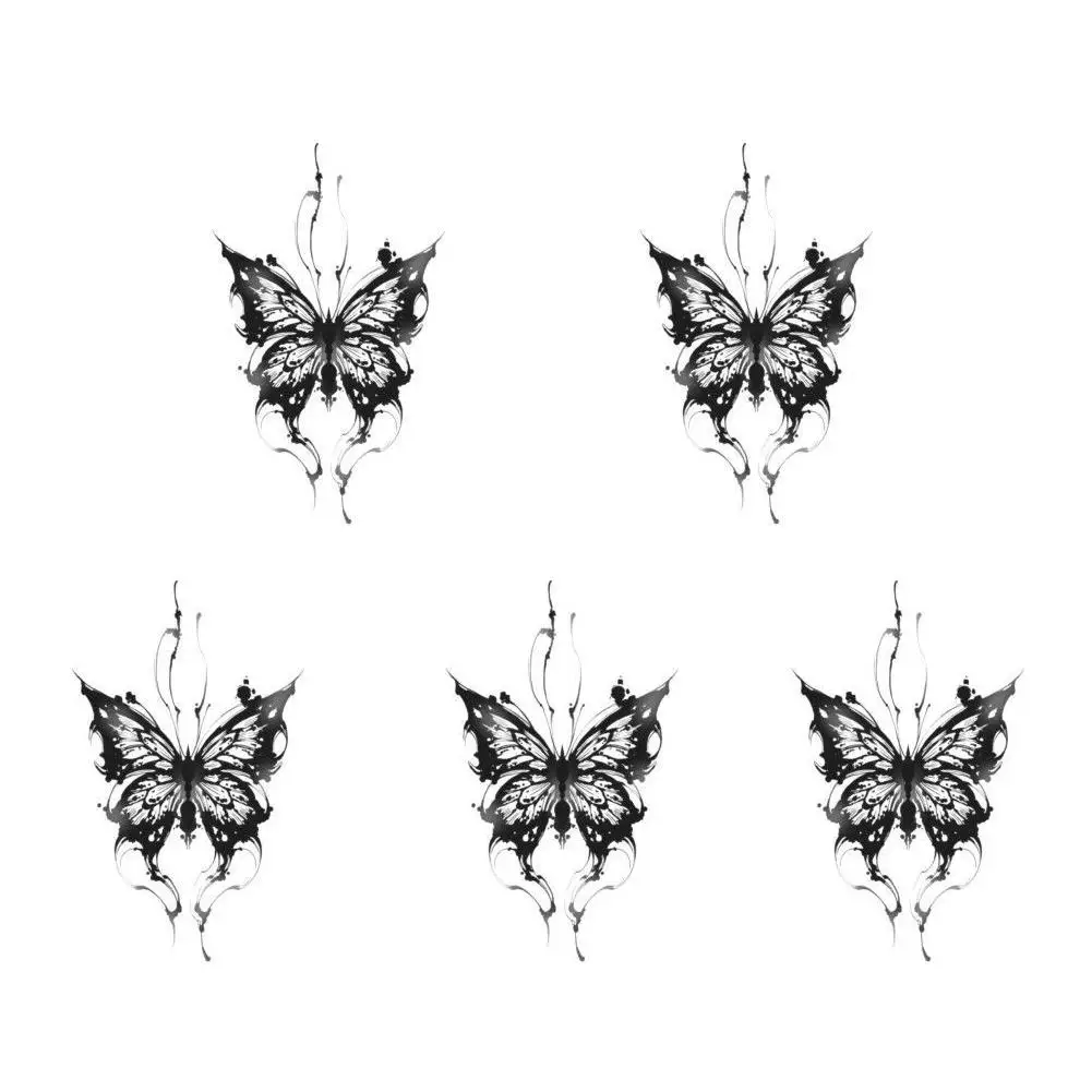 مقاوم للماء ملصقات الوشم المؤقت ، أسود ، فراشة ، الصدر ، اليد ، المرأة الوشم ، نقل ، الرقبة الفن ، ارتفع ، الجسم ، مثير ، فلاش ، K9W4