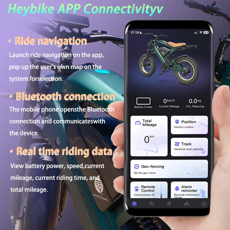 48V 27AH Removable Battery 1500W Adult Electric Bike 32MPH 20Inch Electirc Bicycle 80 Miles Max Range Electric Mountain Bike