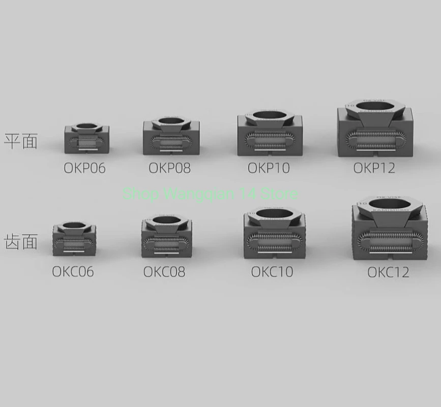 Hign Precision Vise M6 M8 M10 M12 CNC Vise Multi-station Product OK Batch Processing Milling Vice Working Clamps